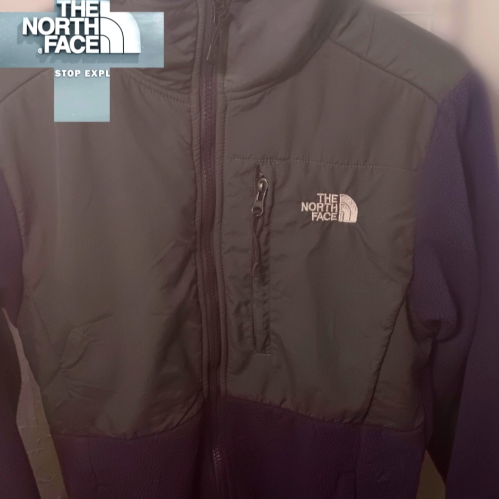 north face zip up(m)[womans]